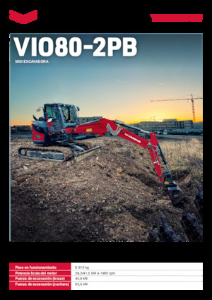 Koparki gąsienicowe Yanmar ViO80-2PB 