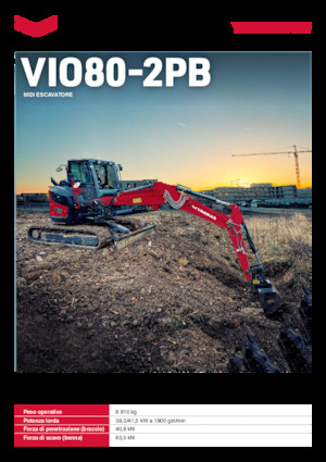 Koparki gąsienicowe Yanmar ViO80-2PB 