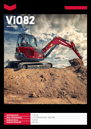 Koparki gąsienicowe Yanmar ViO82