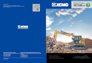 Koparki gąsienicowe XCMG XE155ECR Double Boom