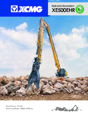 Koparki gąsienicowe XCMG XE500EHR 