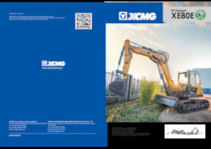 Koparki gąsienicowe XCMG XE80E Single boom