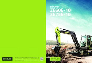 Koparki gąsienicowe Zoomlion ZE60E-10