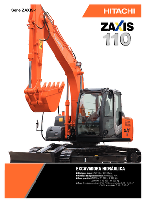 Koparki gąsienicowe Hitachi ZX 110-3