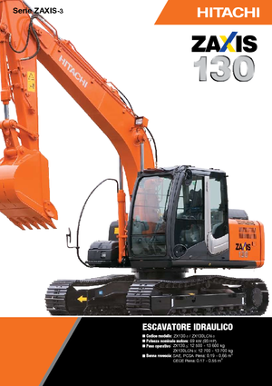 Koparki gąsienicowe Hitachi ZX 130-3