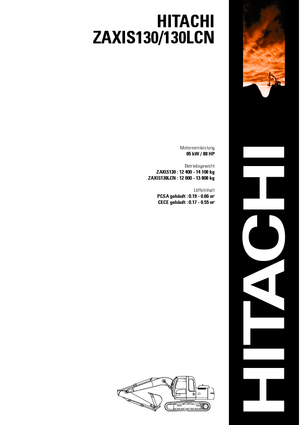 Koparki gąsienicowe Hitachi ZX 130