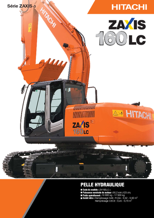 Koparki gąsienicowe Hitachi ZX 160 LC-3
