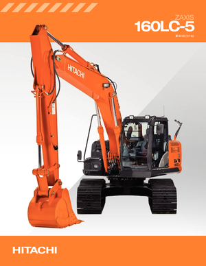 Koparki gąsienicowe Hitachi ZX 160 LC-5