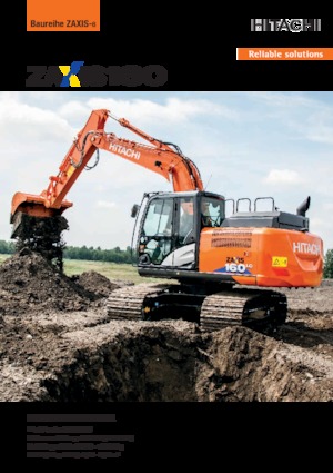 Koparki gąsienicowe Hitachi ZX160LC-6