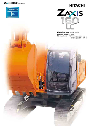 Koparki gąsienicowe Hitachi ZX 160 LC