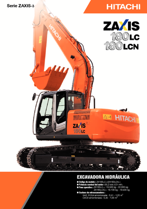 Koparki gąsienicowe Hitachi ZX 180 LC-3