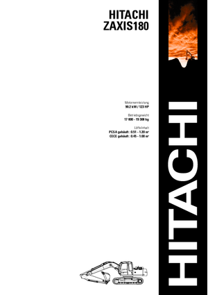 Koparki gąsienicowe Hitachi ZX 180 LC