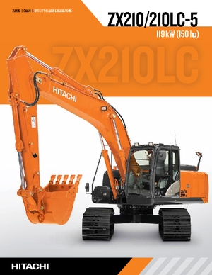Koparki gąsienicowe Hitachi ZX 210 LC-5