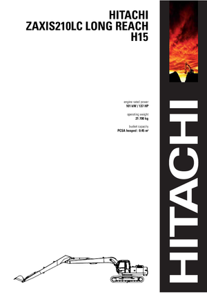 Koparki gąsienicowe Hitachi ZX 210 LC