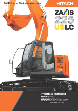 Koparki gąsienicowe Hitachi ZX 225 USLC-3
