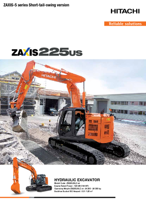 Koparki gąsienicowe Hitachi ZX 225 USLC-5