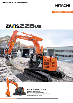 Koparki gąsienicowe Hitachi ZX 225 USLC-5