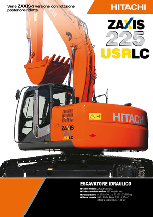 Koparki gąsienicowe Hitachi ZX 225 USRLC-3