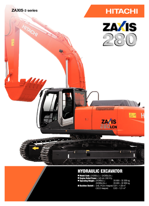 Koparki gąsienicowe Hitachi ZX 250 LC-3