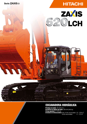 Koparki gąsienicowe Hitachi ZX 520 LCH-3