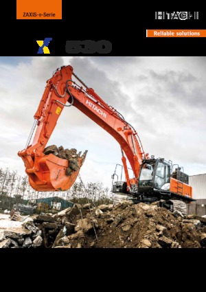 Koparki gąsienicowe Hitachi ZX530LCH-6