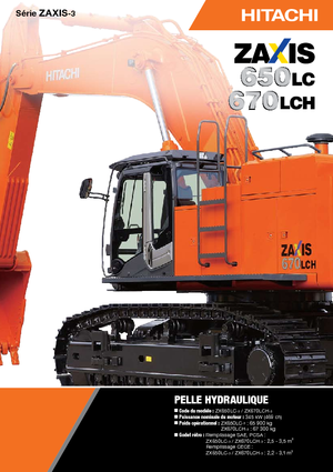 Koparki gąsienicowe Hitachi ZX 670 LCH-3