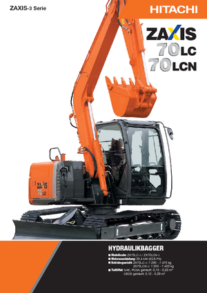 Koparki gąsienicowe Hitachi ZX 70 LC-3