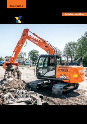 Koparki gąsienicowe Hitachi ZX130LCN-6