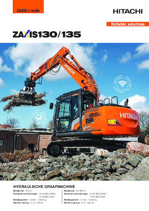 Koparki gąsienicowe Hitachi ZX135US-7