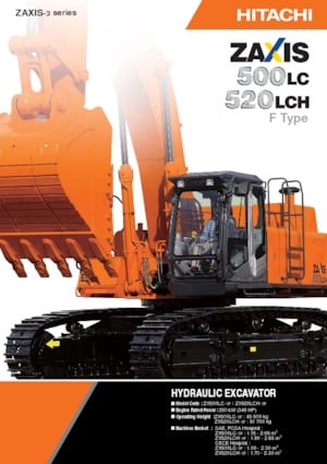 Koparki gąsienicowe Hitachi ZX520LCH-3F