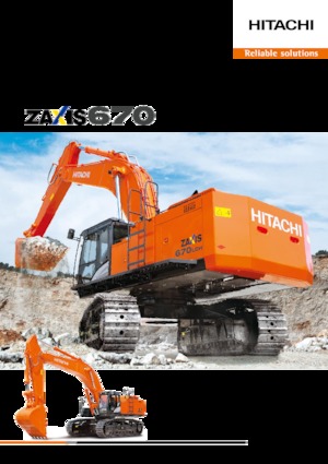Koparki gąsienicowe Hitachi ZX670LCH-5G