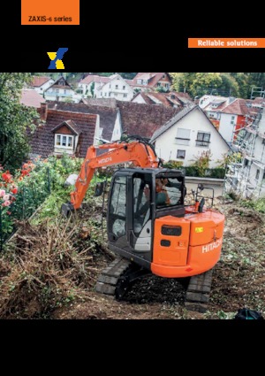 Koparki gąsienicowe Hitachi ZX85US-6