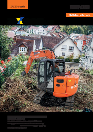 Koparki gąsienicowe Hitachi ZX85US-6