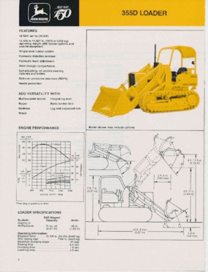 Ładowarki gąsienicowe John Deere Construction 355 D