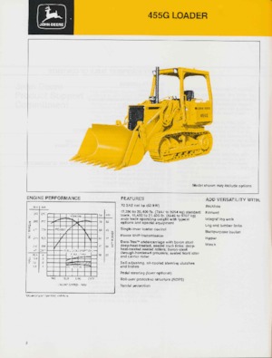 Ładowarki gąsienicowe John Deere Construction 455 G