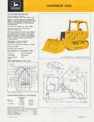 Ładowarki gąsienicowe John Deere Construction 555 G