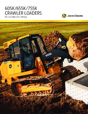 Ładowarki gąsienicowe John Deere Construction 605K