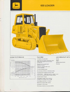 Ładowarki gąsienicowe John Deere Construction 655