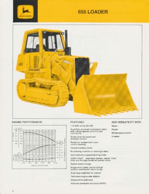 Ładowarki gąsienicowe John Deere Construction 855