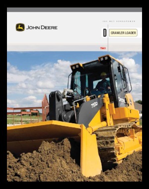 Ładowarki gąsienicowe John Deere Construction 755 D