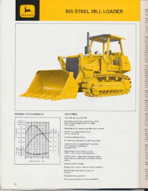 Ładowarki gąsienicowe John Deere Construction 855