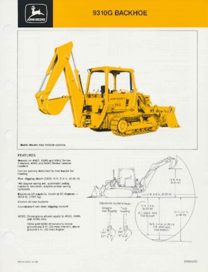 Ładowarki gąsienicowe John Deere Construction 9310 G
