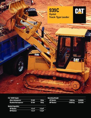 Ładowarki gąsienicowe Caterpillar 939C