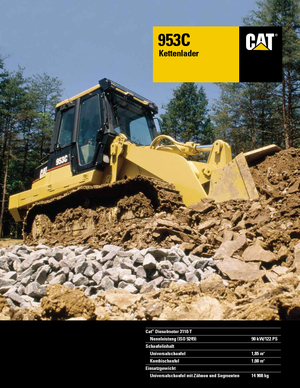 Ładowarki gąsienicowe Caterpillar 953 C
