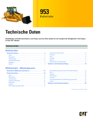 Ładowarki gąsienicowe Caterpillar 953