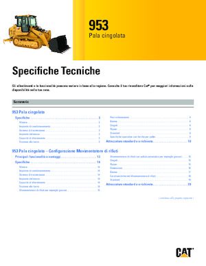 Ładowarki gąsienicowe Caterpillar 953