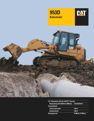 Ładowarki gąsienicowe Caterpillar 953D