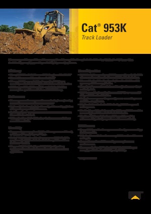 Ładowarki gąsienicowe Caterpillar 953K