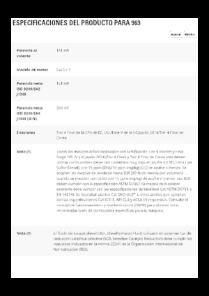 Ładowarki gąsienicowe Caterpillar 963