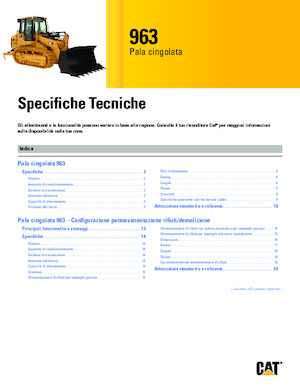 Ładowarki gąsienicowe Caterpillar 963